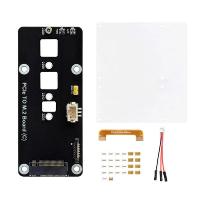 NVMe PCIe to M.2 SSD Adapter for Raspberry Pi 5 (Gen 2, Gen 3)