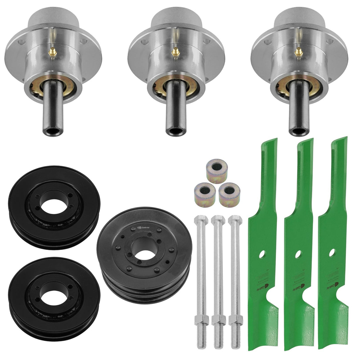 Deck Spindles and Pulleys With Blades Kit for Scag SCZ52V (2016–2018)