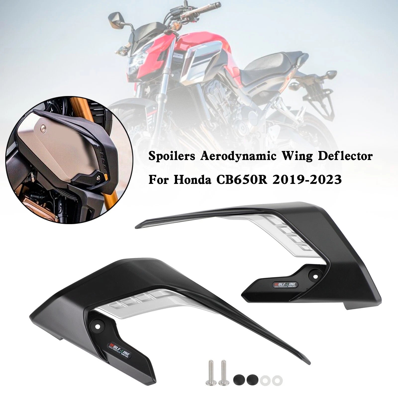 Side Spoilers for Honda CB650R (2019–2023) SIL
