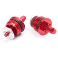 Front Preload Adjusters for Honda CBR250R (2011–2013) - Red