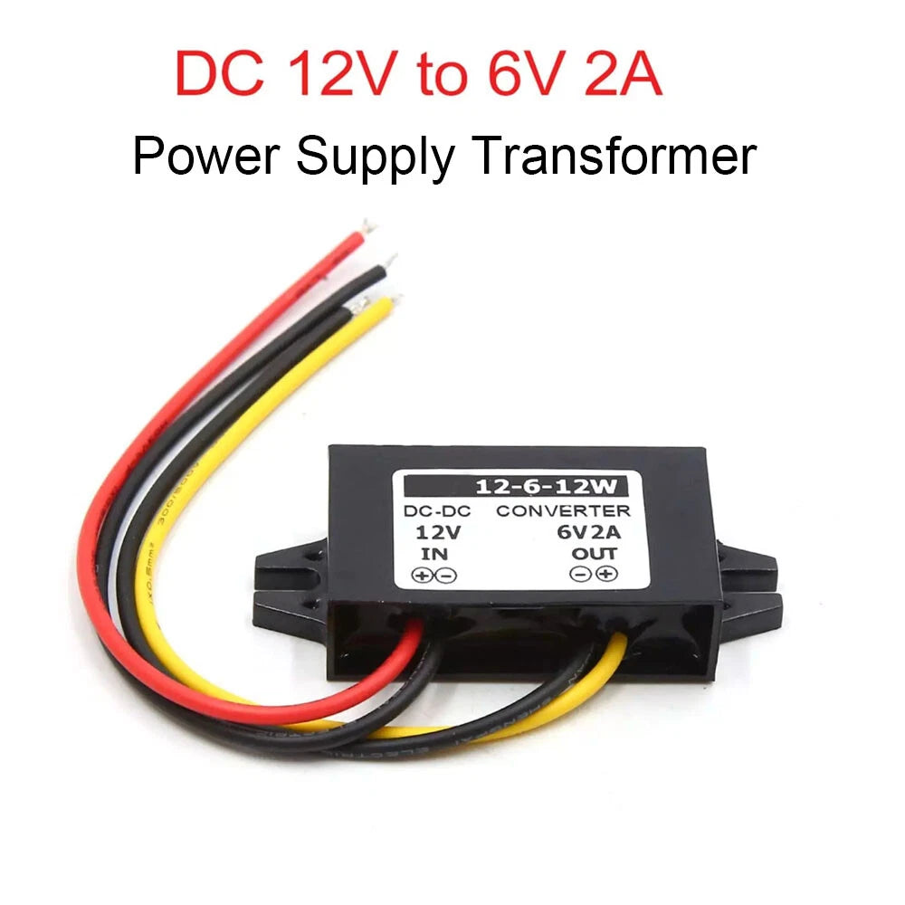 DC 12V to 6V 2A Power Supply Transformer Module for Universal Applications