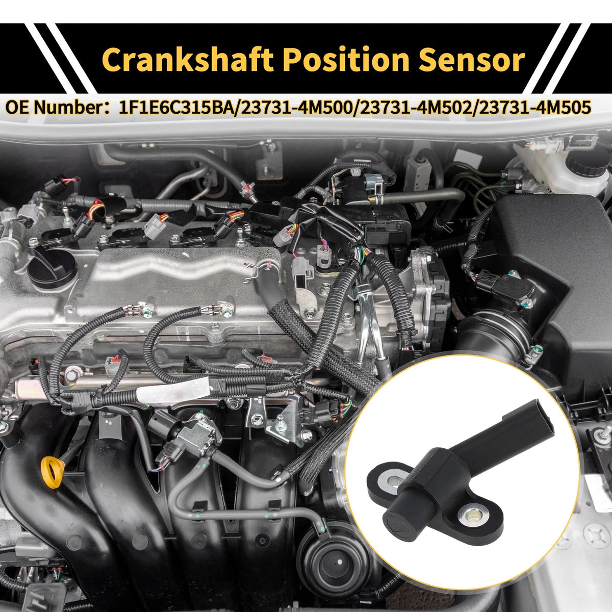 Crankshaft Position Sensor for Nissan Titan 5.6 (2004–2015) No. 23731-4M500