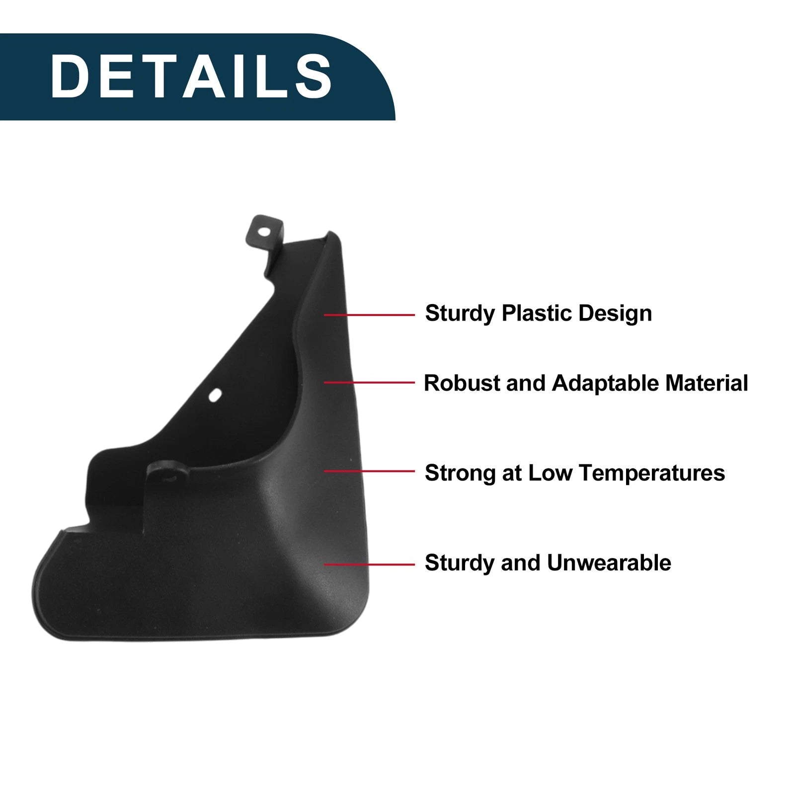 Mud Flaps Splash Guards Set for Toyota Camry (1987–1991)