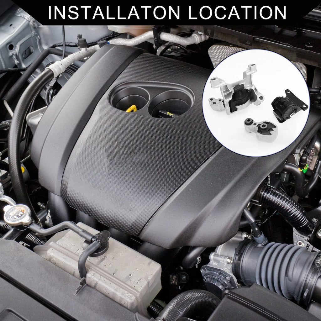 Engine Motor Mount Replacement for Mazda 3 2.0L (2015–2018) 1 Set