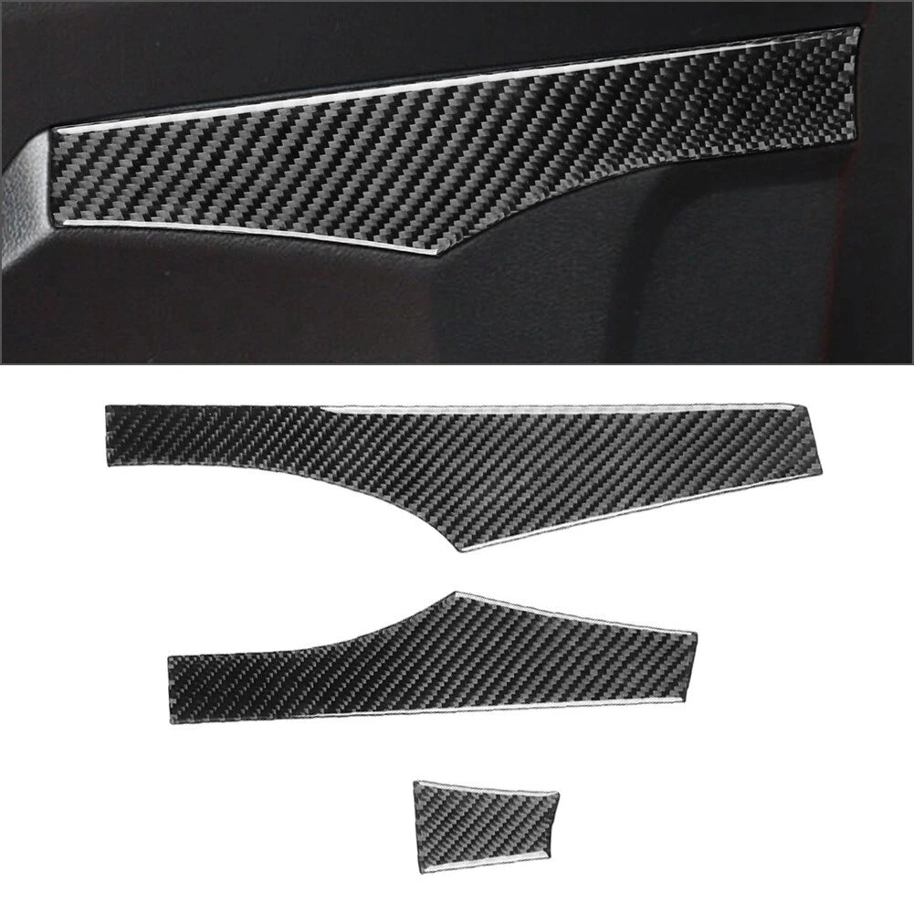 Carbon Fiber Look Interior Door Panel Trim for Hyundai Veloster JS (2019–2023)