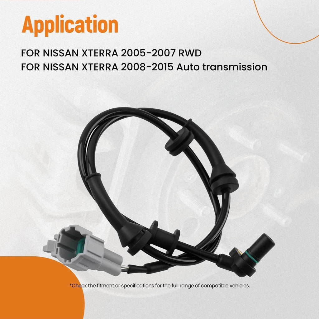 4X ABS Wheel Speed Sensor for Nissan Xterra (2000–2004)