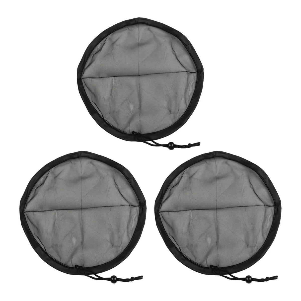 Set of 3 Mesh Covers for Rain Buckets 30cm - Debris Prevention Netting