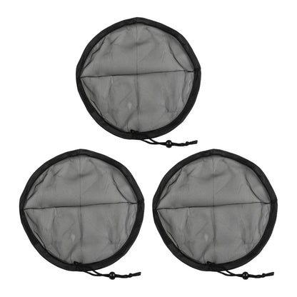 Set of 3 Mesh Covers for Rain Buckets 30cm - Debris Prevention Netting