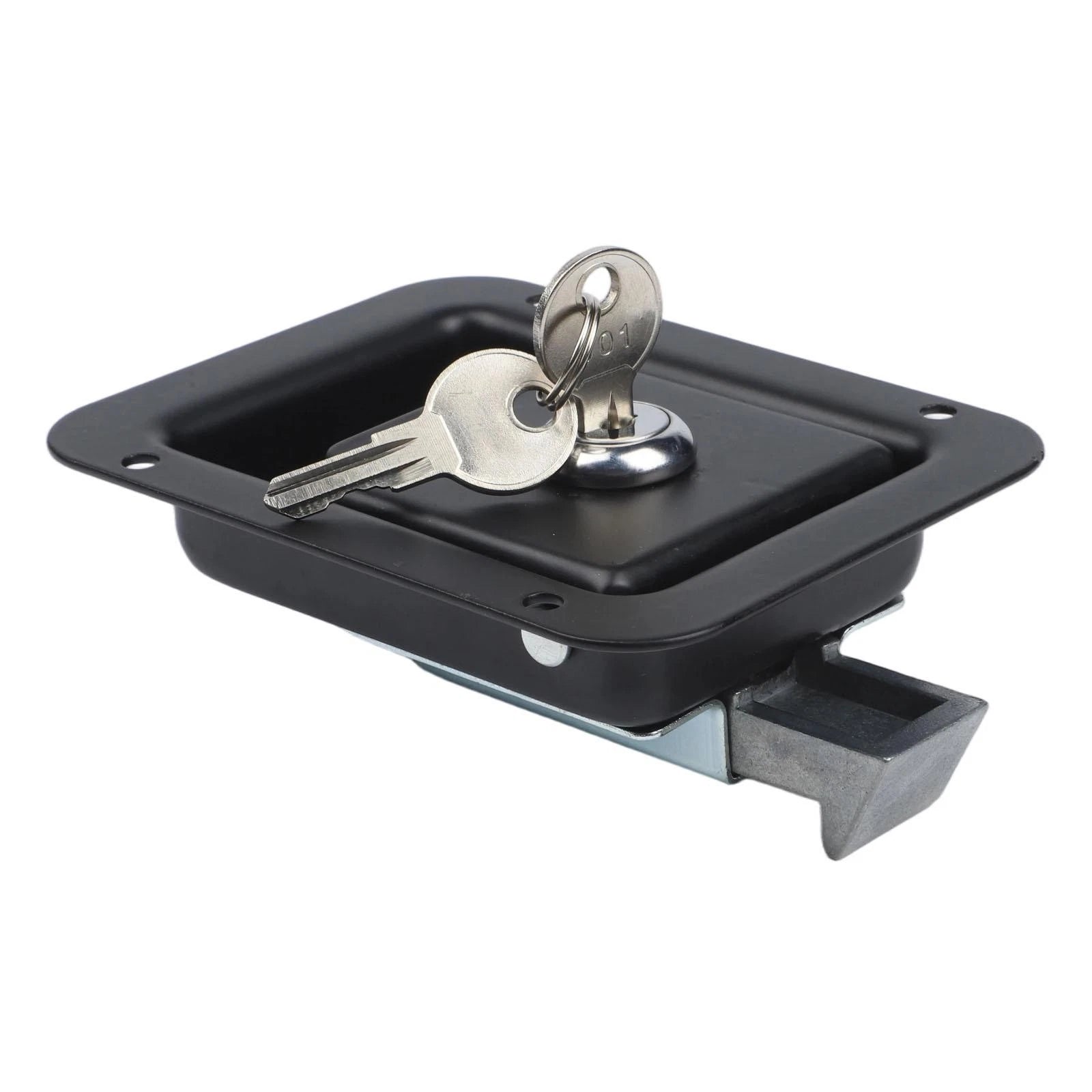 RV Cabinet Lock with Key and Fixed Rivet Set for Enhanced Stability
