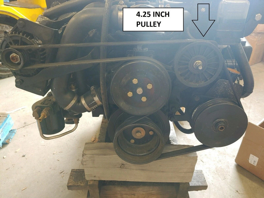 Serpentine Belt & Pulley for MerCruiser 4.3 5.0 5.7 (57-865615Q04, 864625T)