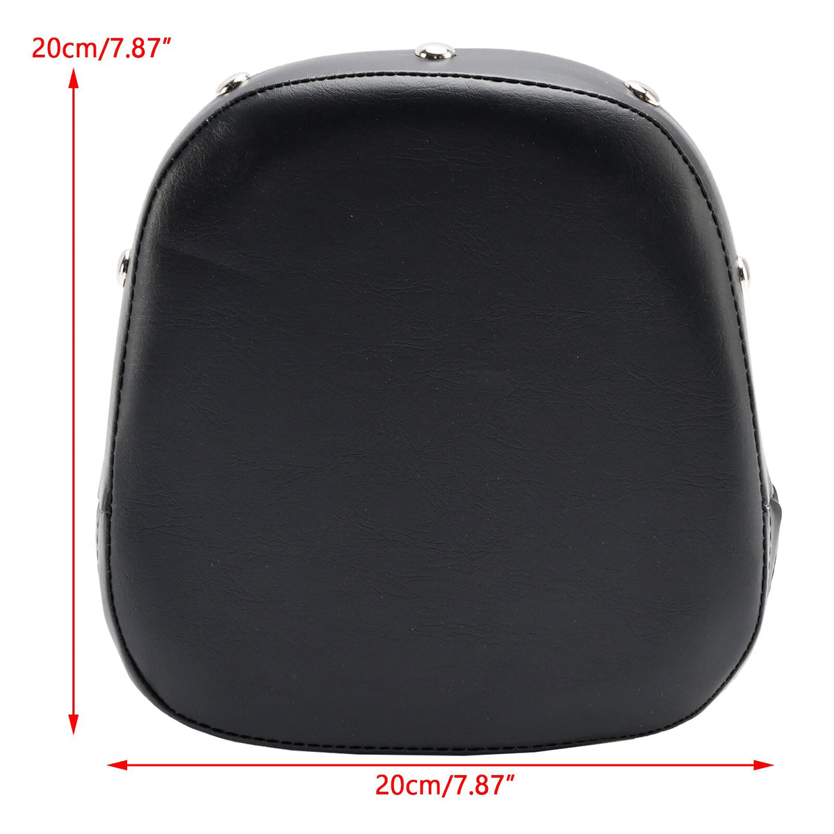 Backrest Cushion Sissy Bar Pad for Suzuki Yamaha Touring Cruiser (Universal)