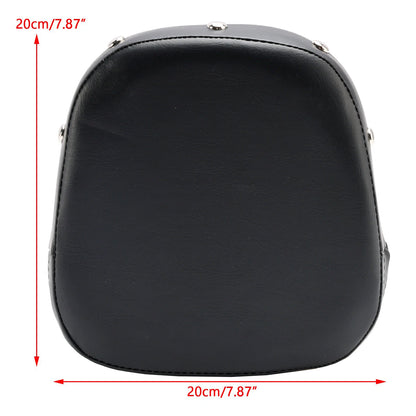 Backrest Cushion Sissy Bar Pad for Suzuki Yamaha Touring Cruiser (Universal)