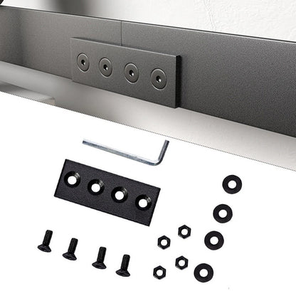 4-Hole Track Connector Kit for Barn Door Systems (Up to 3m Length)