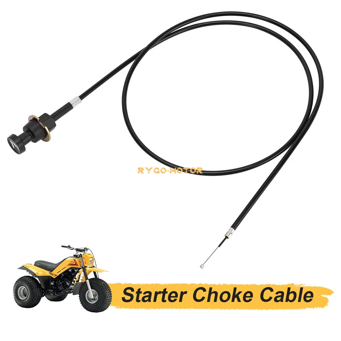 Starter Choke Cable for Yamaha Tri-Moto 125 YT125 YT175 (1980–1985) 5V6-26331-02-0