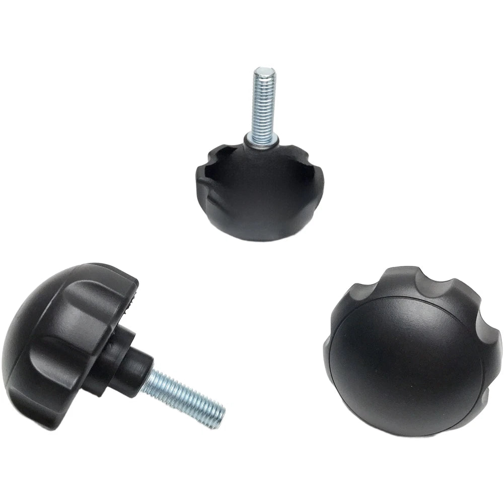4PCS M8-25mm Plastic Thumb Screws for Adjustable Exercise Gear