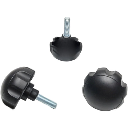 4PCS M8-25mm Plastic Thumb Screws for Adjustable Exercise Gear