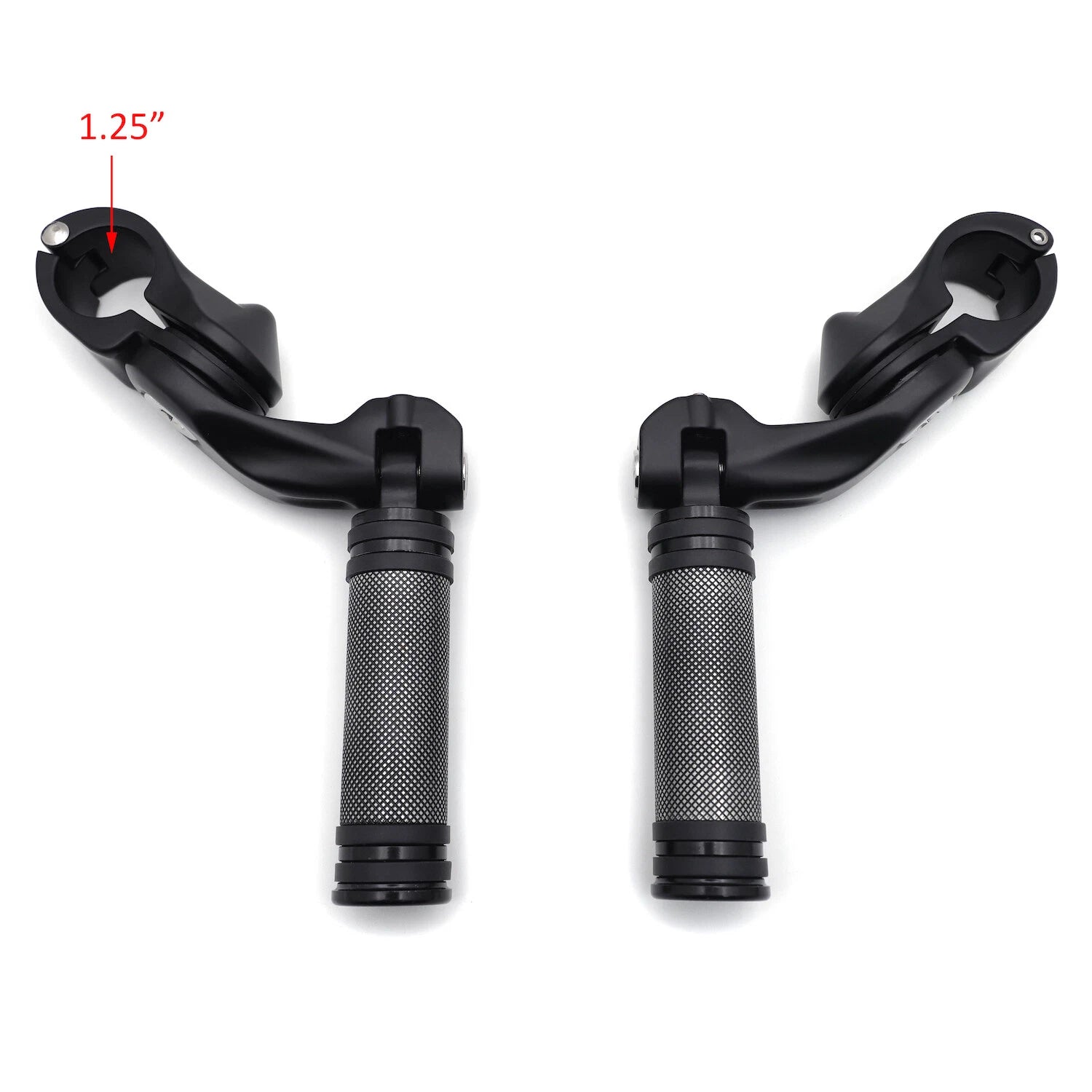 2.5" Short Angled Adjustable FootPeg Kit for Harley Road King (1994–2023)