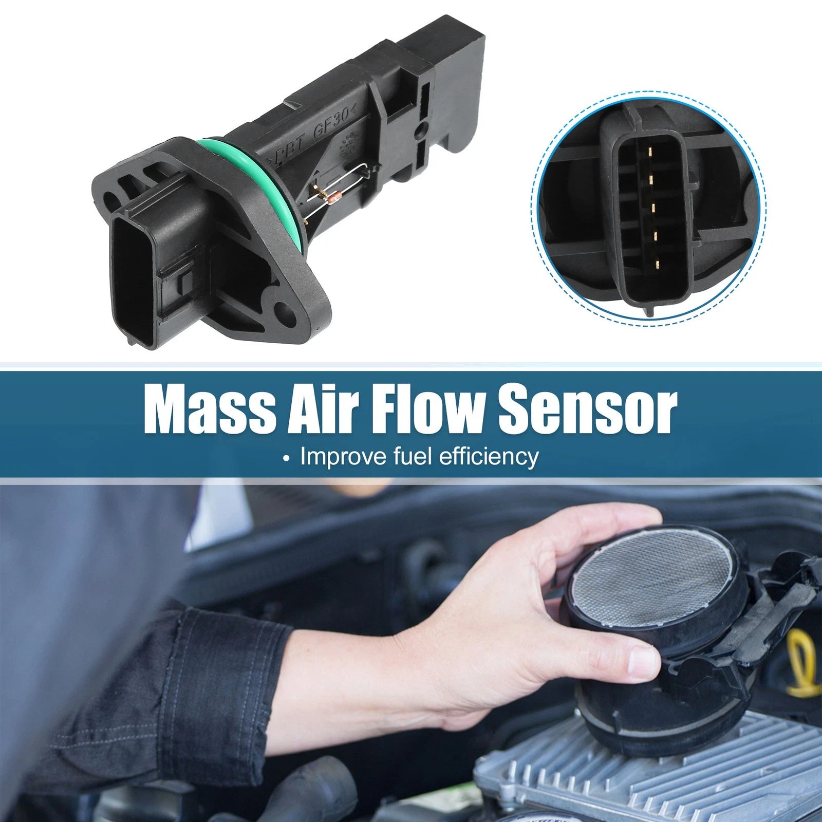 Mass Air Flow Sensor Meter for Nissan Maxima (2000–2001) No. 22680-5M301
