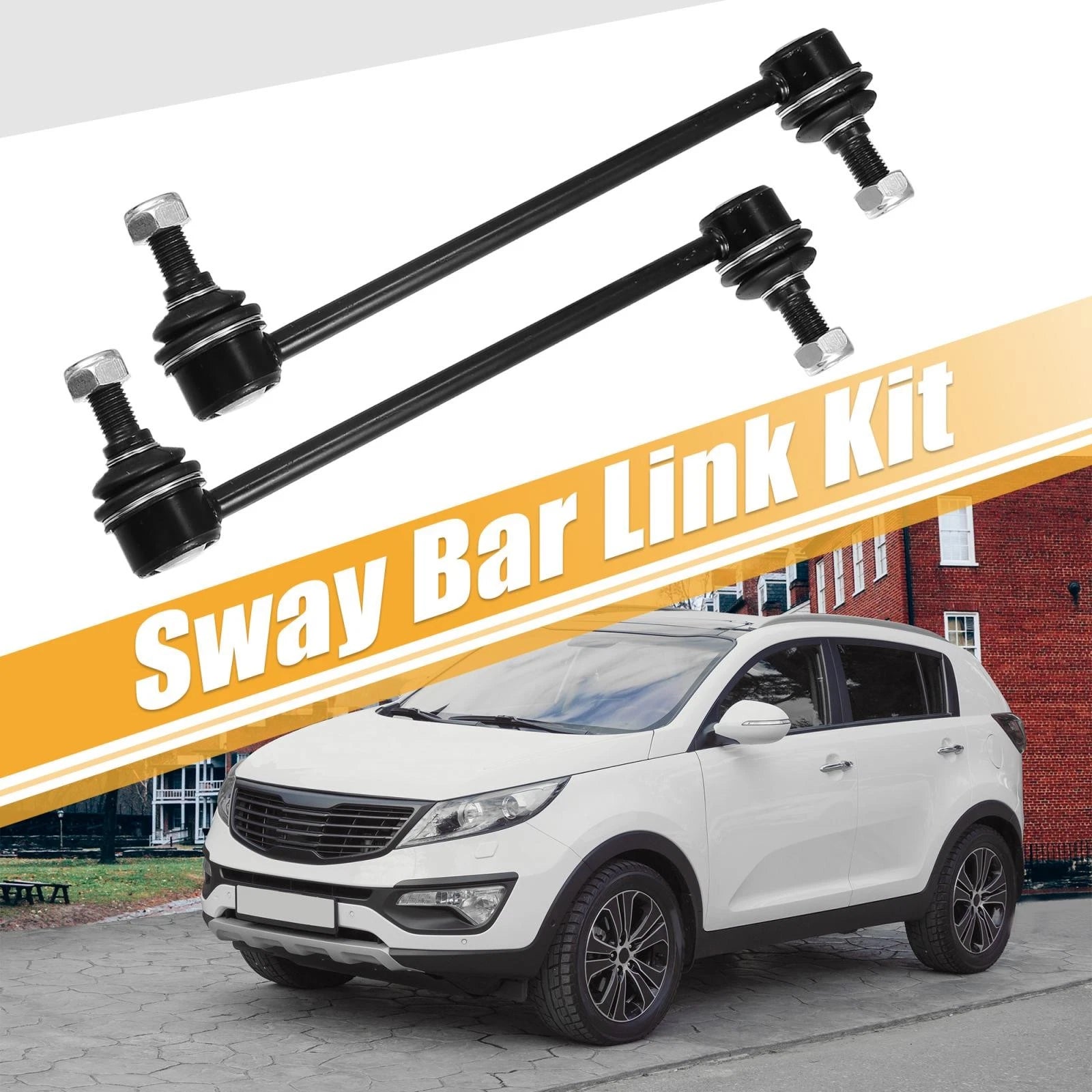 Front Sway Bar Links Replacement 2pc for Kia Sportage (2005–2010)