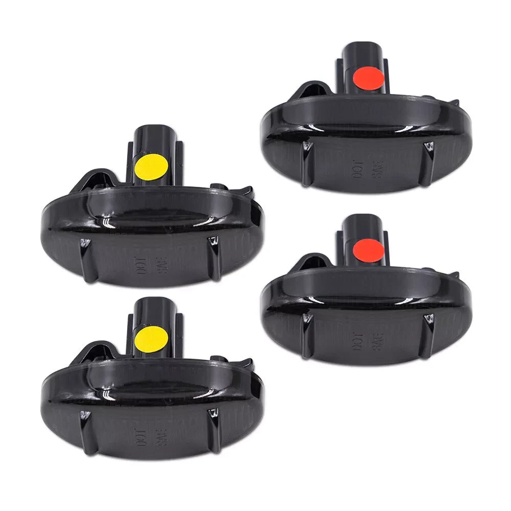 Smoked LED Fender Side Marker Lights for Ford F250 F350 F450 (2011–2018)