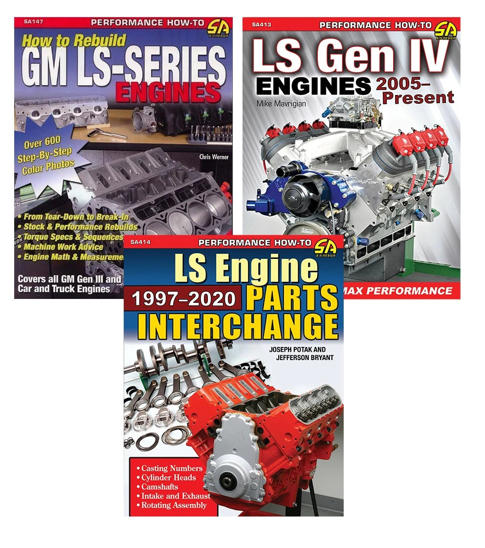 Ultimate LS Engine 3-Book Collection for Chevrolet (1997–2023)