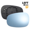 Left Blue Heated Mirror Glass for BMW 3 Series Facelift (2005–2012)
