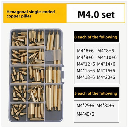 Hexagonal Brass Spacers for Circuit Board Positioning