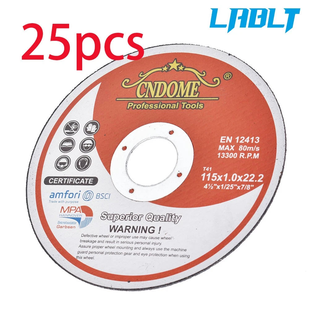 25 Pack Cut Off Wheel for Metal Stainless Steel (4.5"×0.040"×7/8")