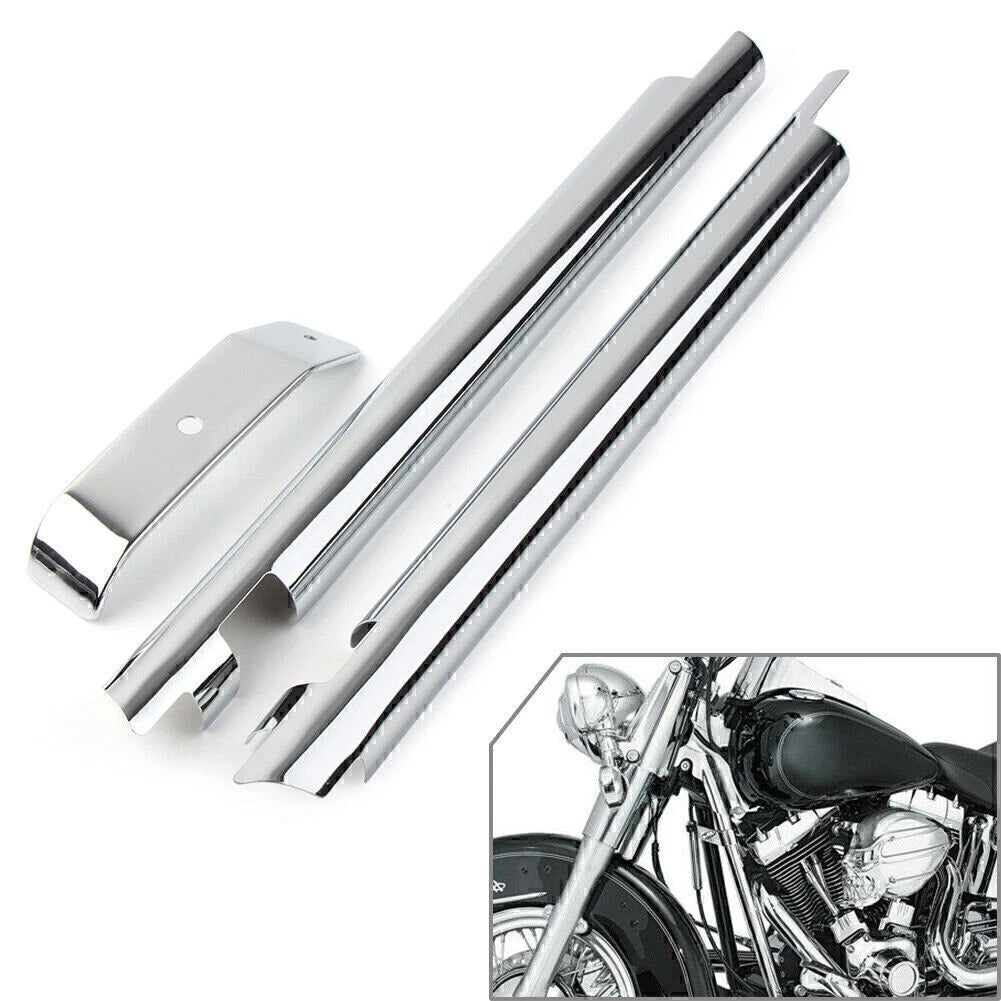 Chrome Frame Cover for Harley Softail Fat Boy (2000–2017)