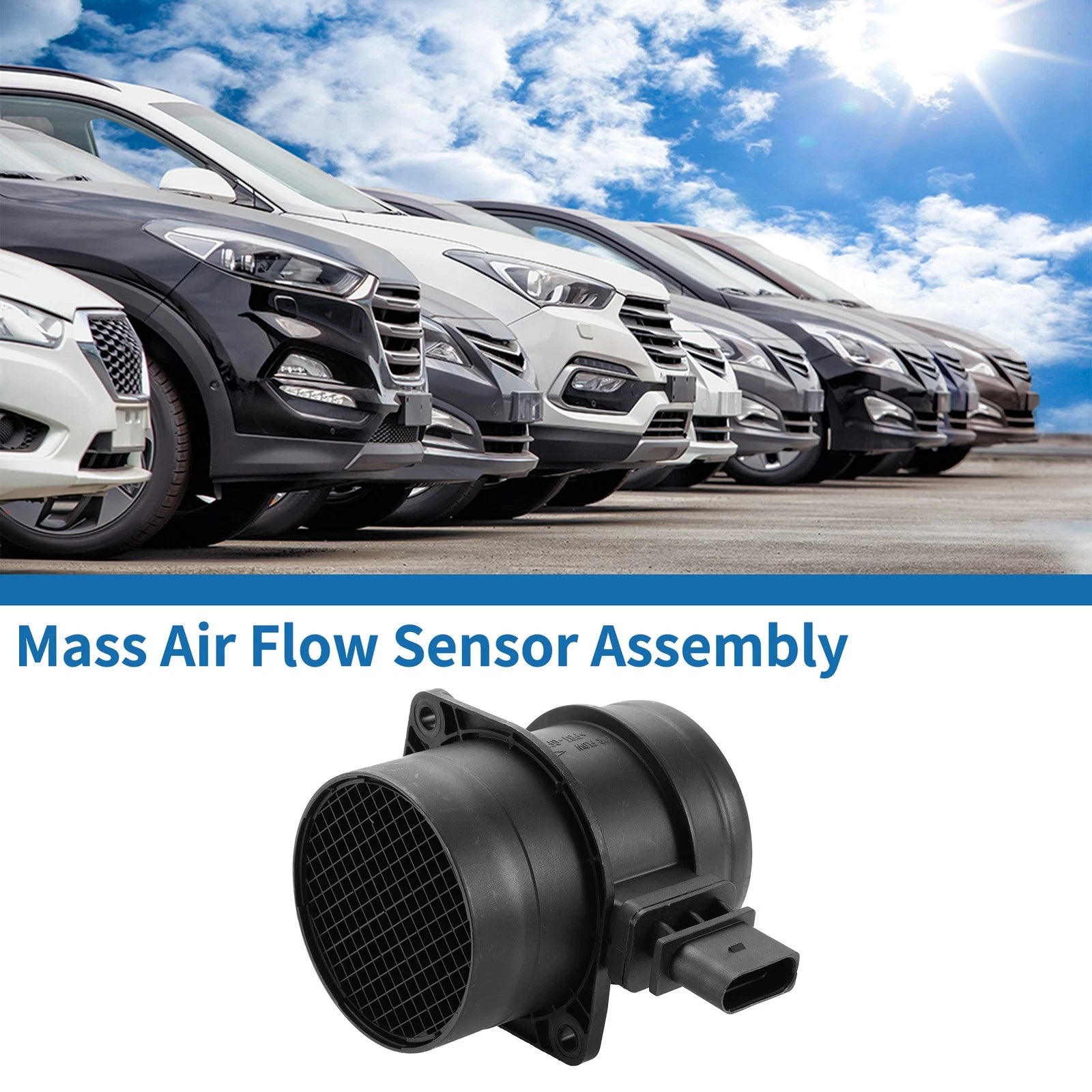 Mass Air Flow Sensor Meter Replacement for Audi A3 for Volkswagen (2005–2015)