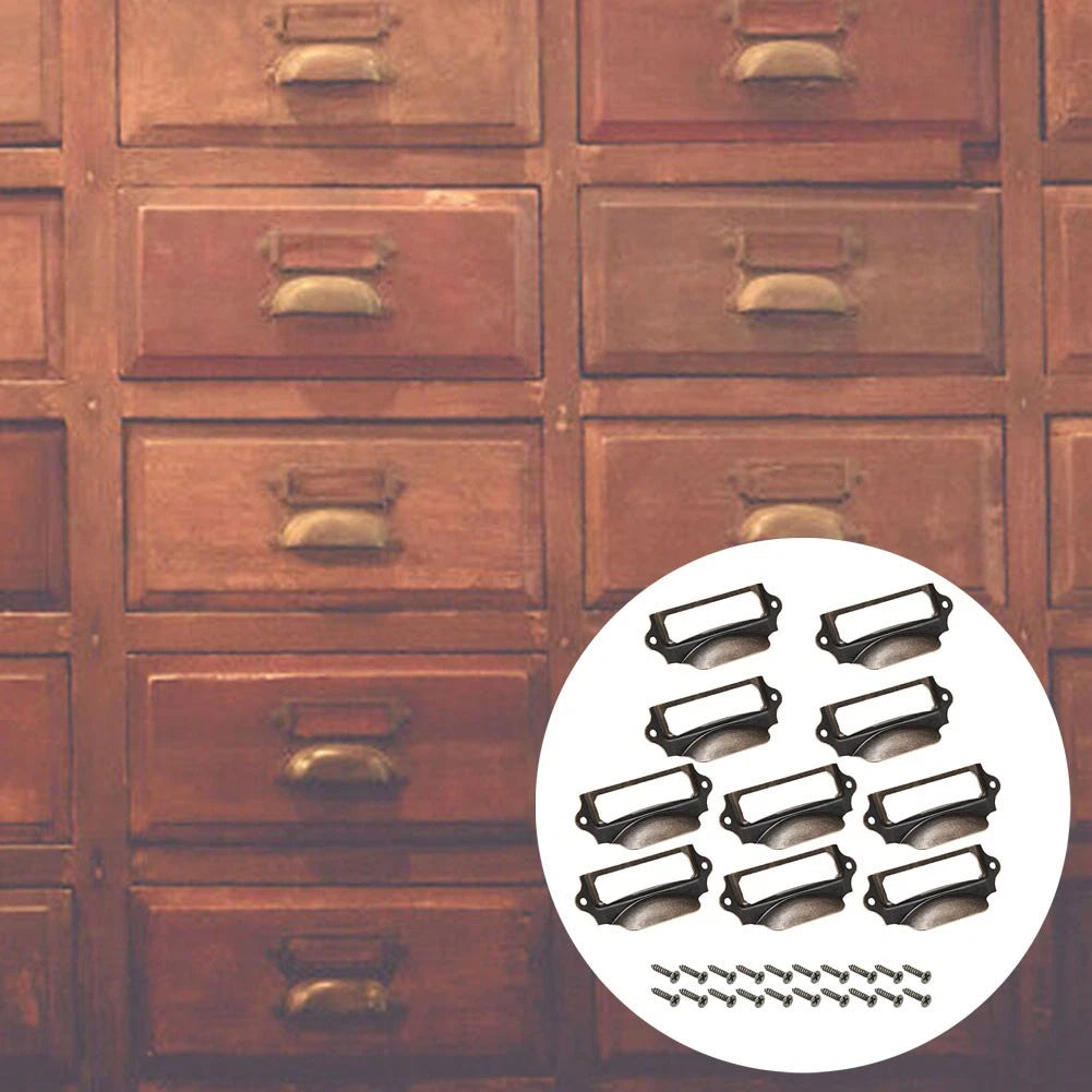 10X Stylish Pull Handle Drawer Screws for Cabinet (7030mm)