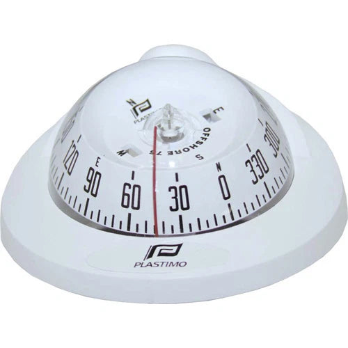 Plastimo Offshore 75 Compass for Flush Mount (White)