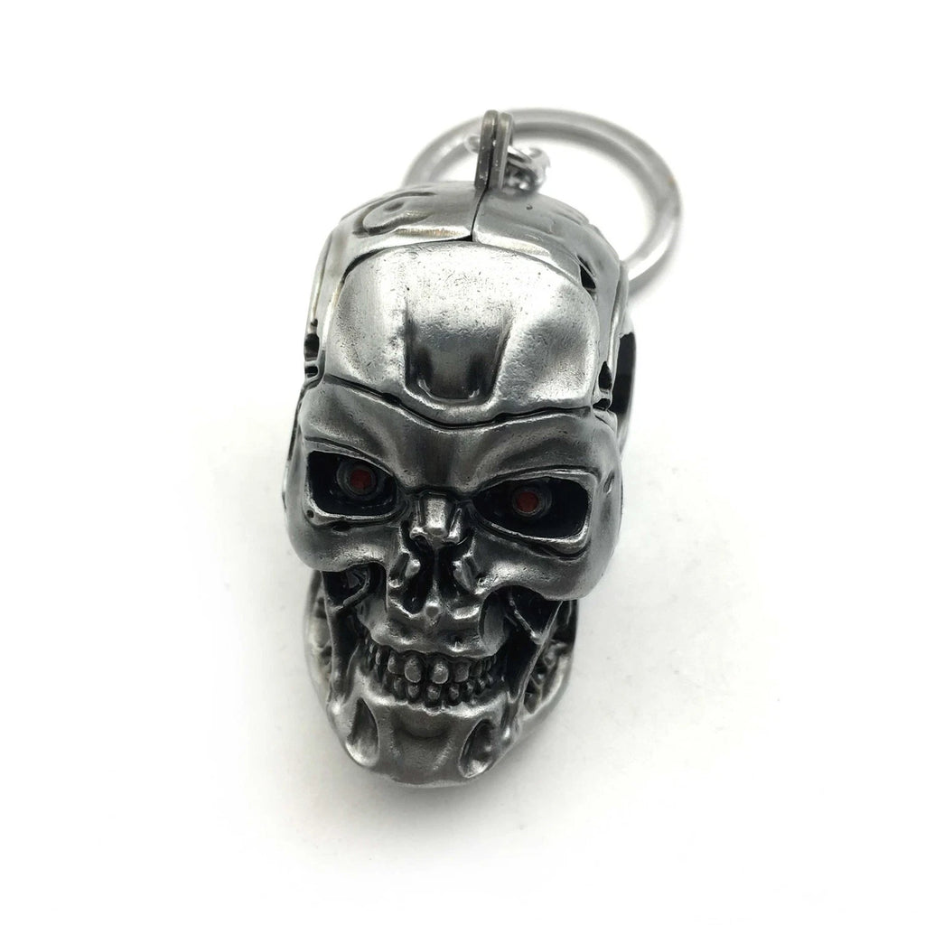 Skull Keychain Ring for Motorcycle Bicycle (Universal Fit)