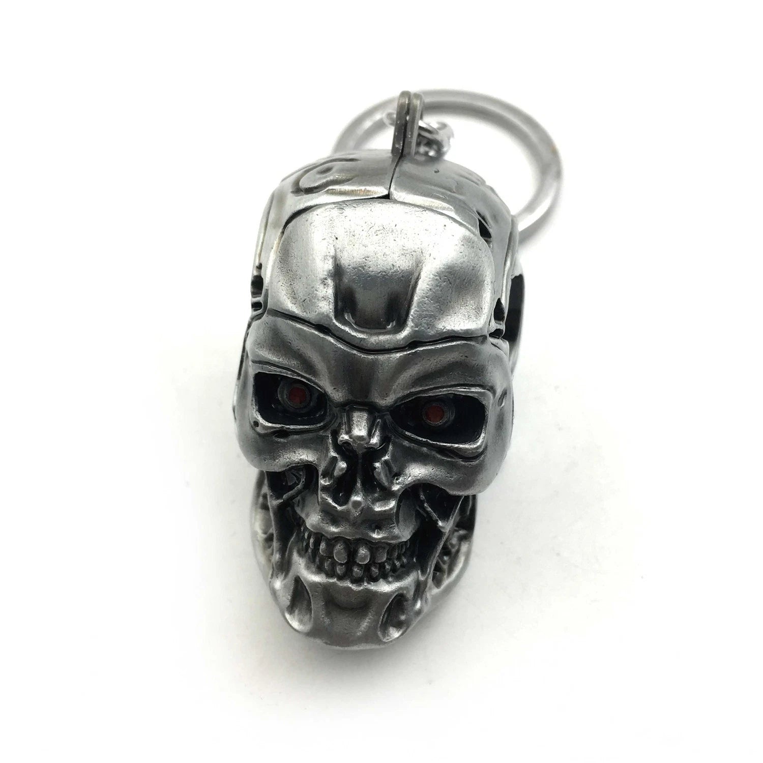Skull Keychain Ring for Motorcycle Bicycle (Universal Fit)