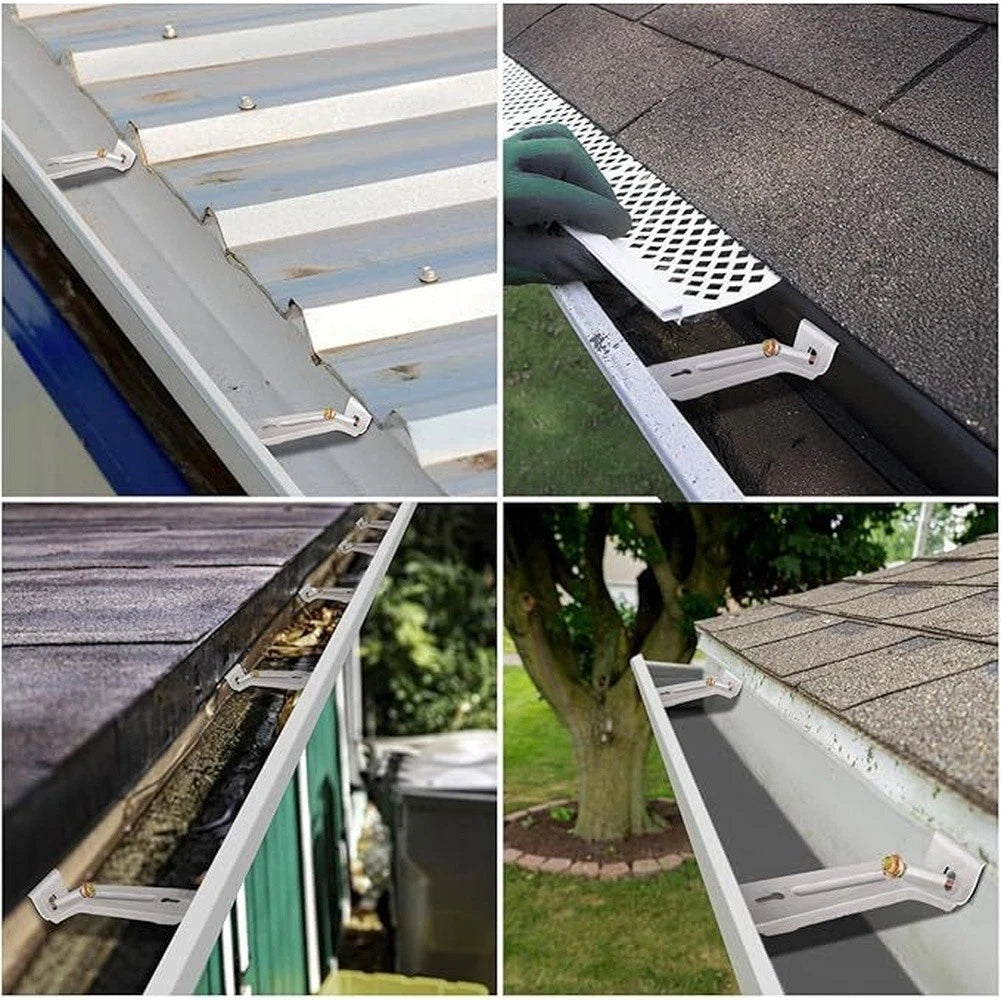 28 Pack Stainless Steel Gutter Brackets for Various Applications