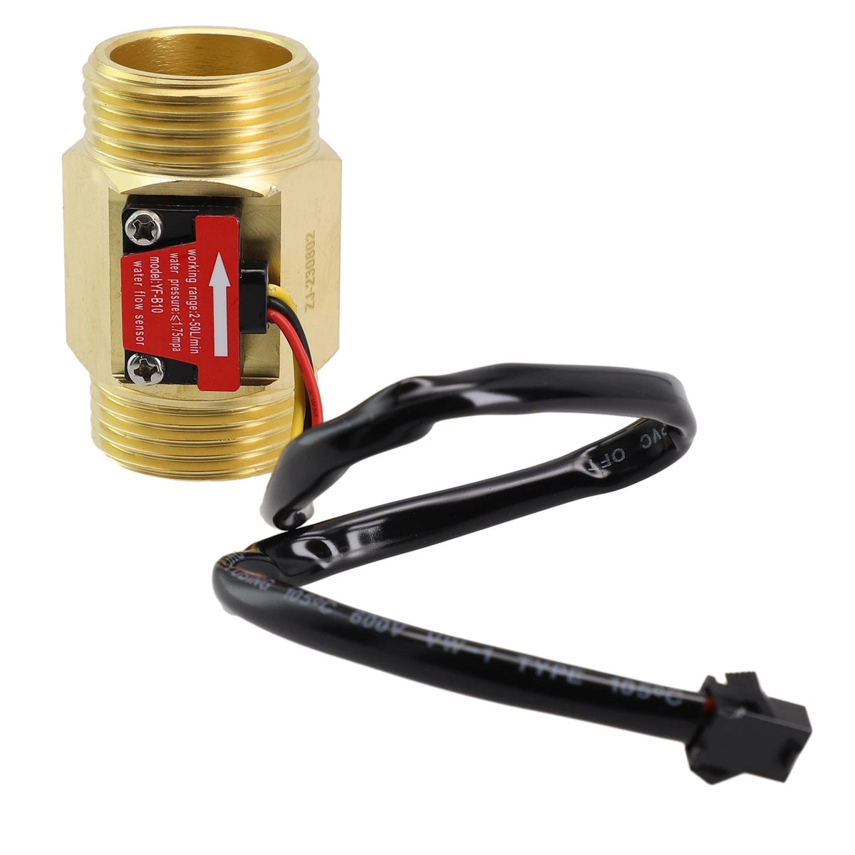 Stream Sensor Water Meter YF-B10 1.75MPa 13mm Thread for Automotive Applications