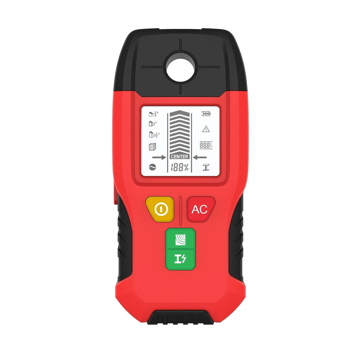 Multi Purpose Wall Detector HW 100 for Studs, Metal Pipes, AC Wires