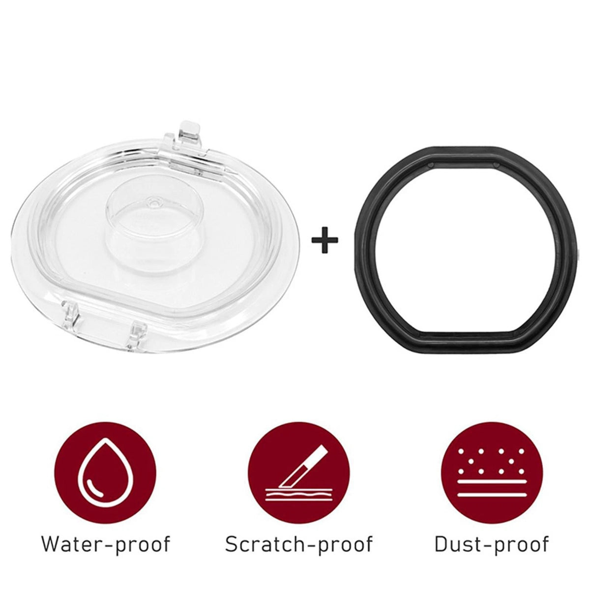 Dustbin Lid Cap for Dyson V7/V8 (2015–2020) with Sealing Ring