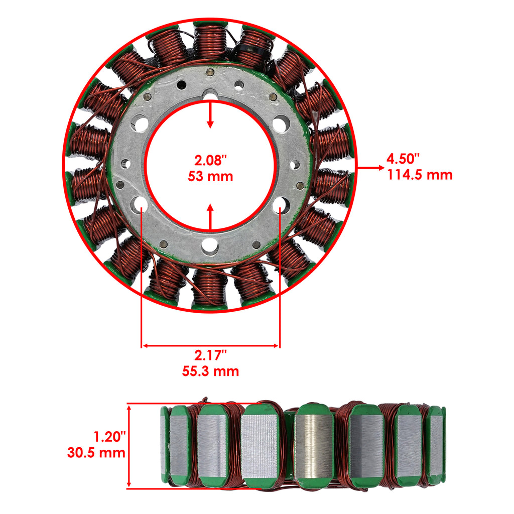 Caltric Stator Replacement for Can-Am DS650 Baja (2005–2007)
