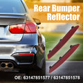 Rear Bumper Reflector Strip Cover Left Right for BMW (2006–2016)
