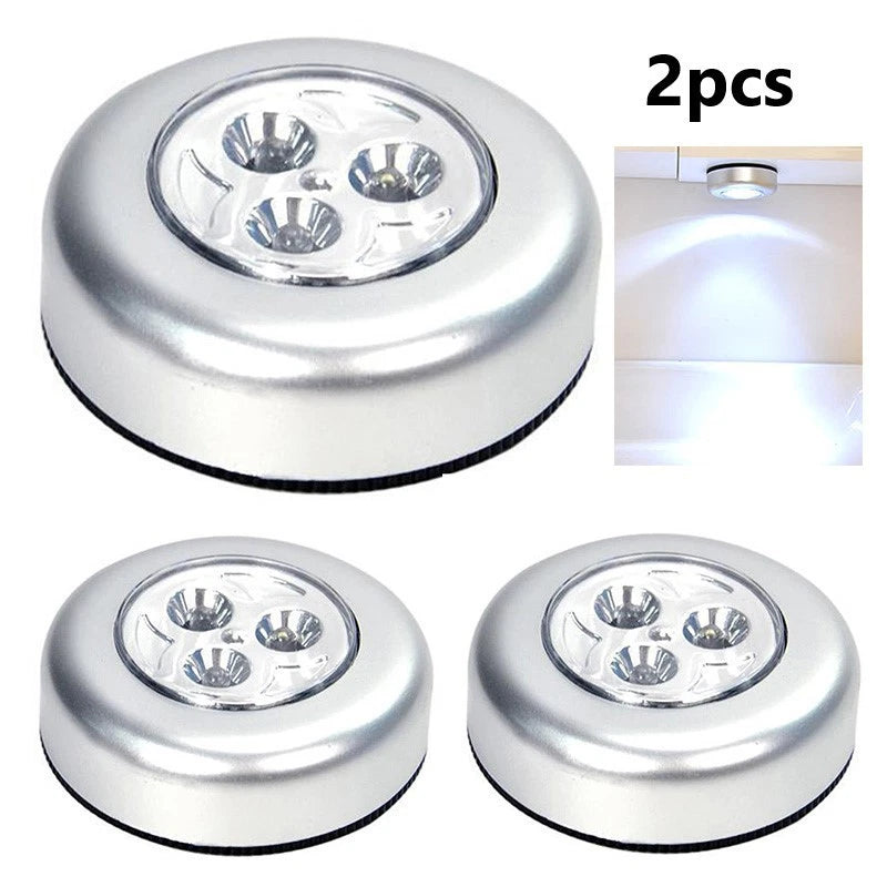 3X LED Touch Lamps Button Spot Lights for Automotive Use