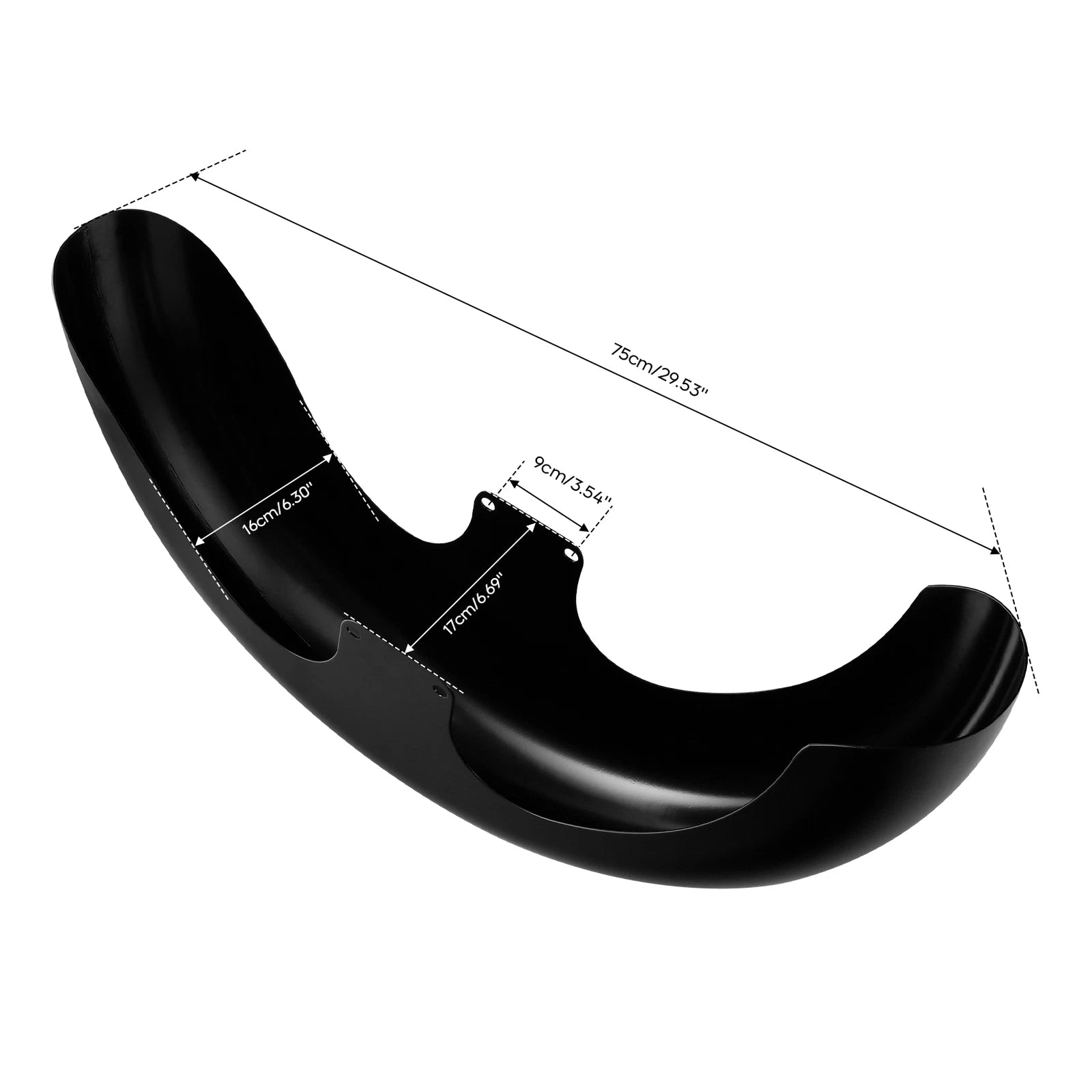 23" Front Fender & Spacer Kit for Harley Road Glide (2000–2013)