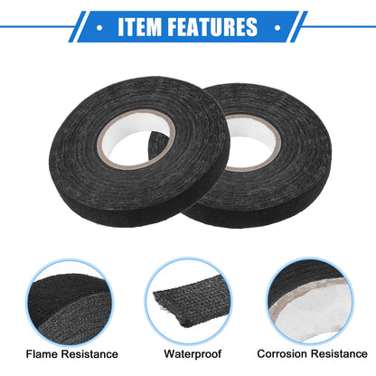 2 Pcs Muffler Tape 0.6 Inch x 66 Ft for Universal Car Noise Protection