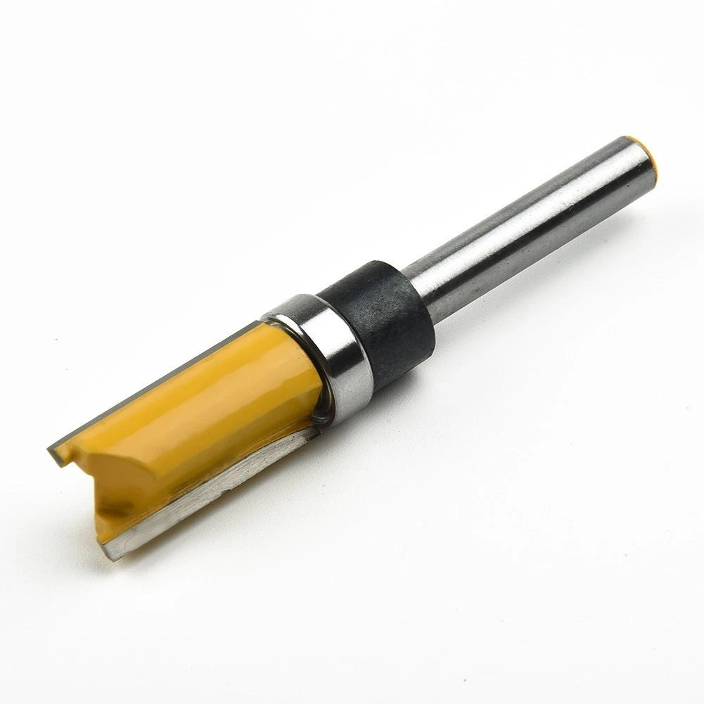 Router Bit Straight 1/4" Shank Carbide Extra Cutting Flush for Router