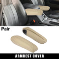 Front Seat Armrest Cover Pair Replacement Beige for Chevrolet Tahoe (2007–2014)