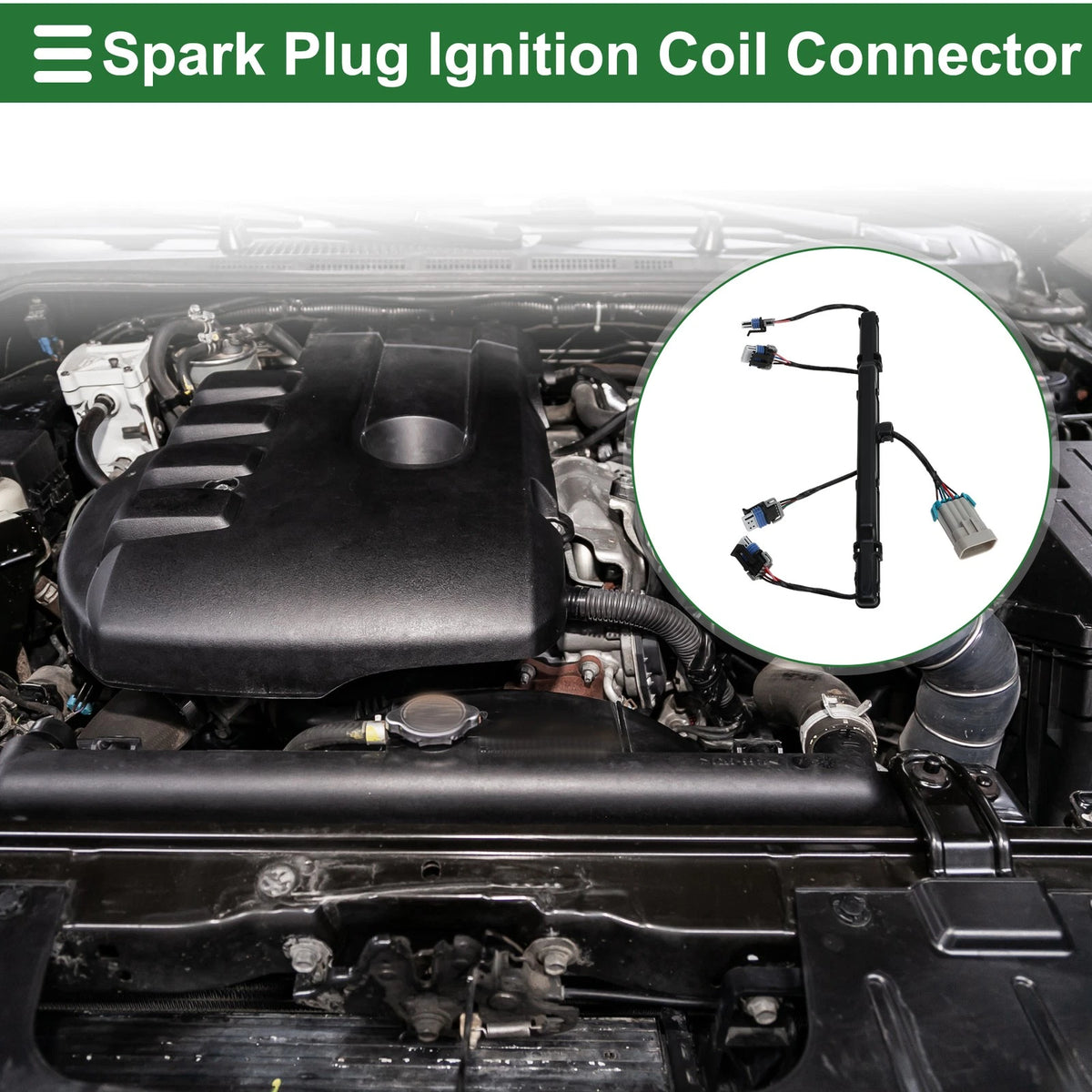 Ignition Coil Connector No. 12579355 for Chevy Silverado 2500 HD (2007–2018)