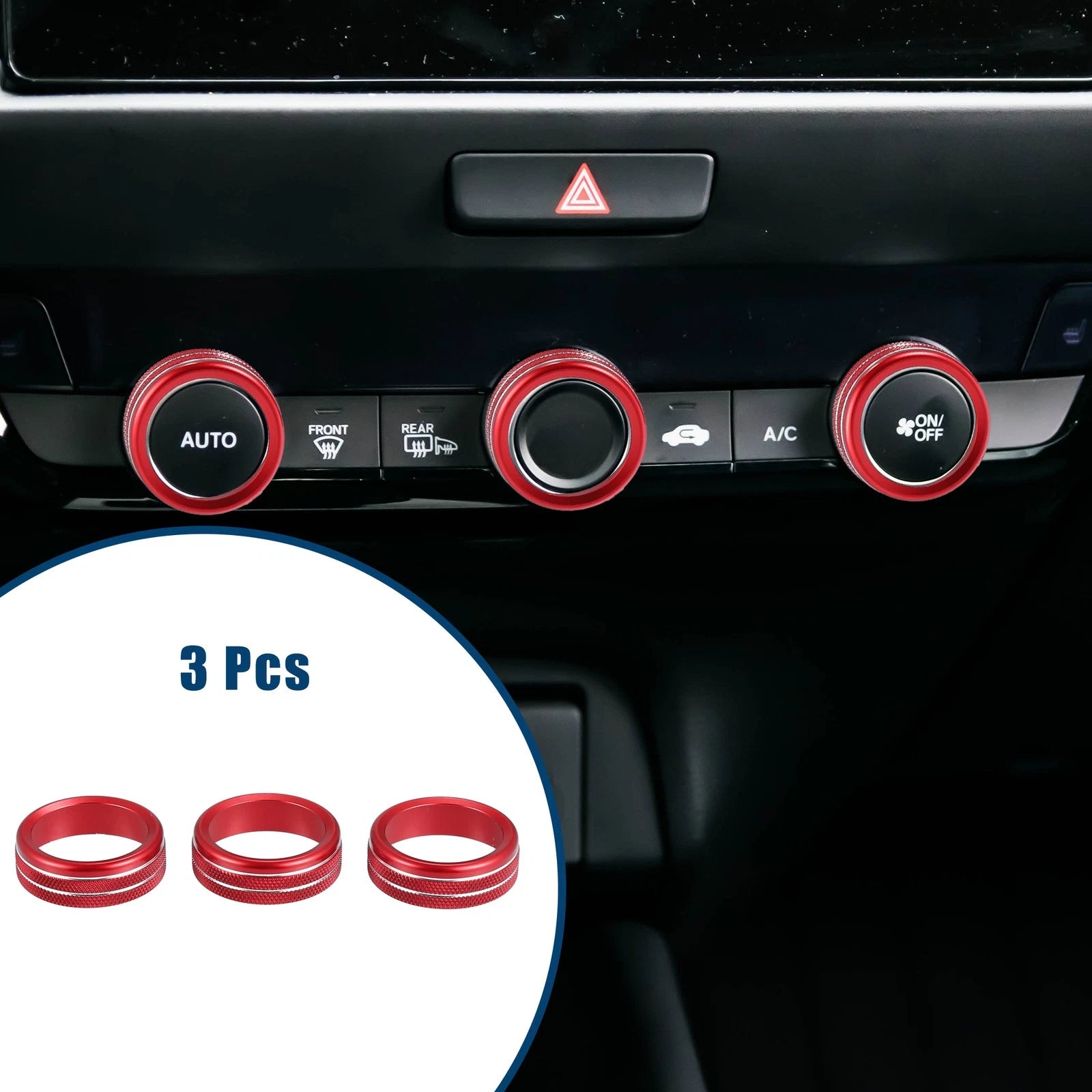 Air Conditioner AC Control Switch Knob Cover Replacement for Honda Fit 2020–2023