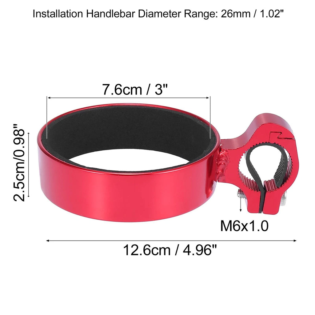 Front Bicycle Handlebar Drink Holder Aluminum Water Bottle Cage for Universal