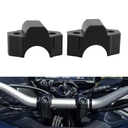 2X Handlebar Riser Clamp Extension Bracket for Yamaha MT/FZ-09 (2015–2020)