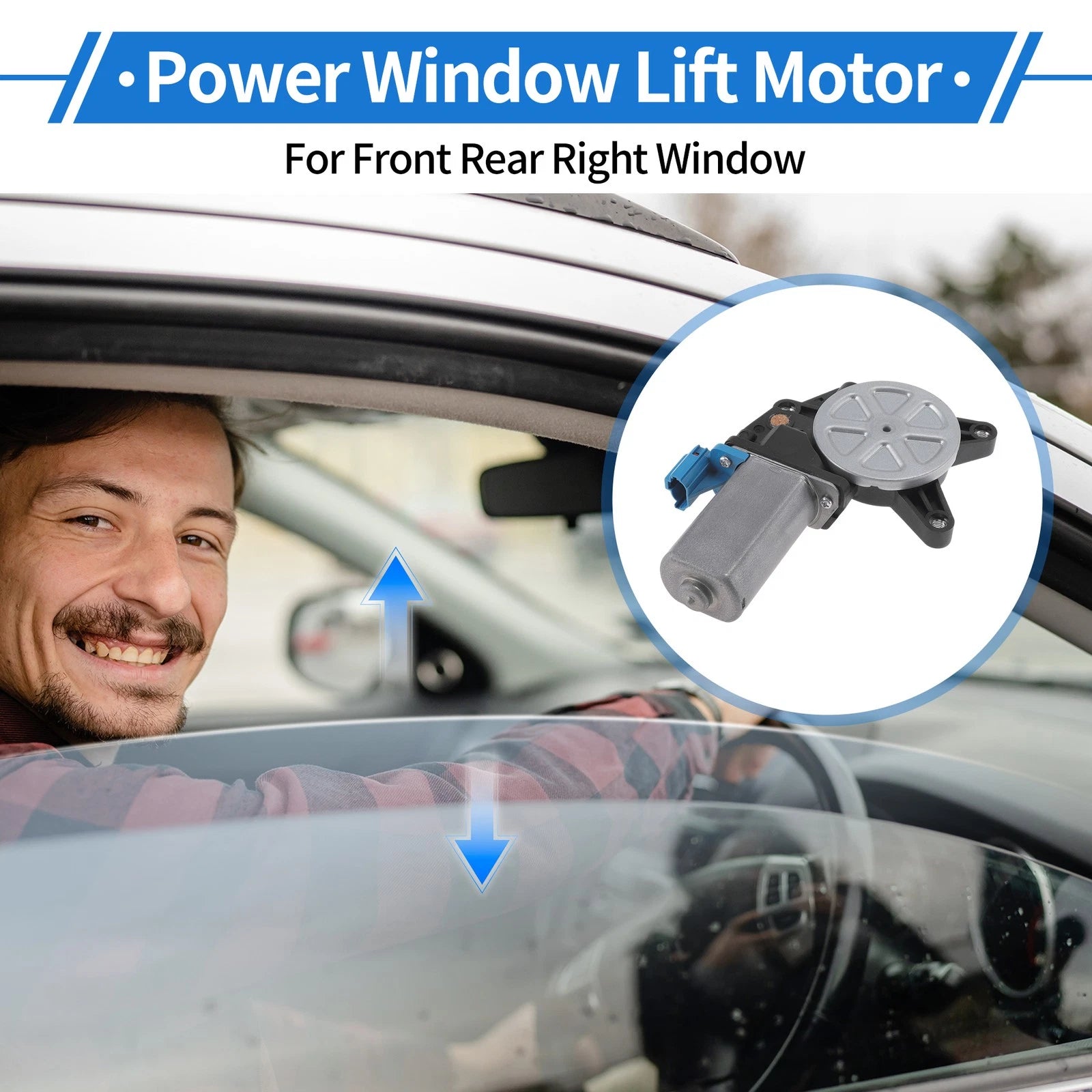 Power Window Regulator Lift Motor Replacement for Dodge Verna (2000–2005)